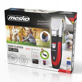 Belaidė gyvūnų (šunų, kačių) plaukų kirpimo mašinėlė, kuri netraukia kailio