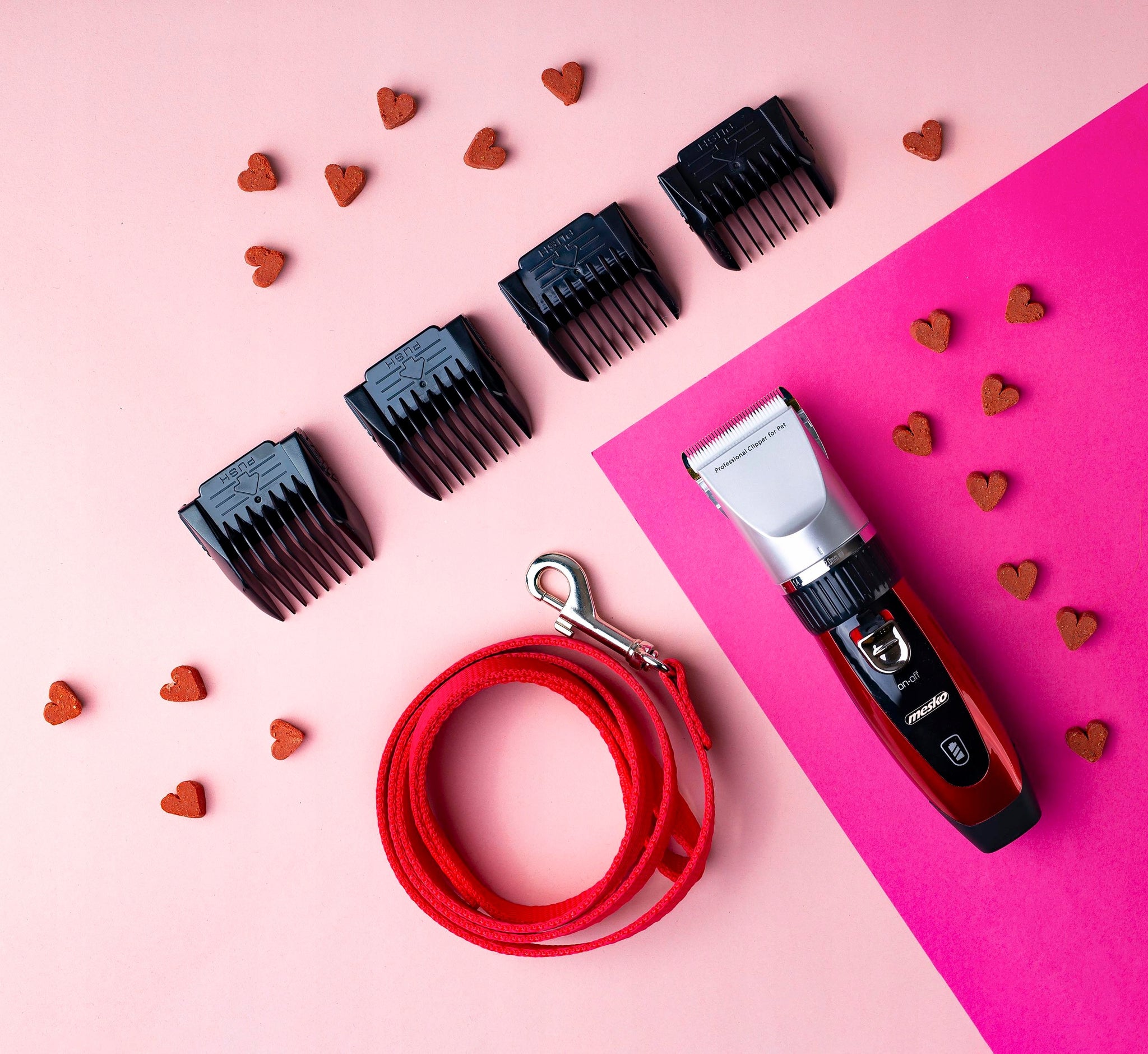 Belaidė gyvūnų (šunų, kačių) plaukų kirpimo mašinėlė, kuri netraukia kailio