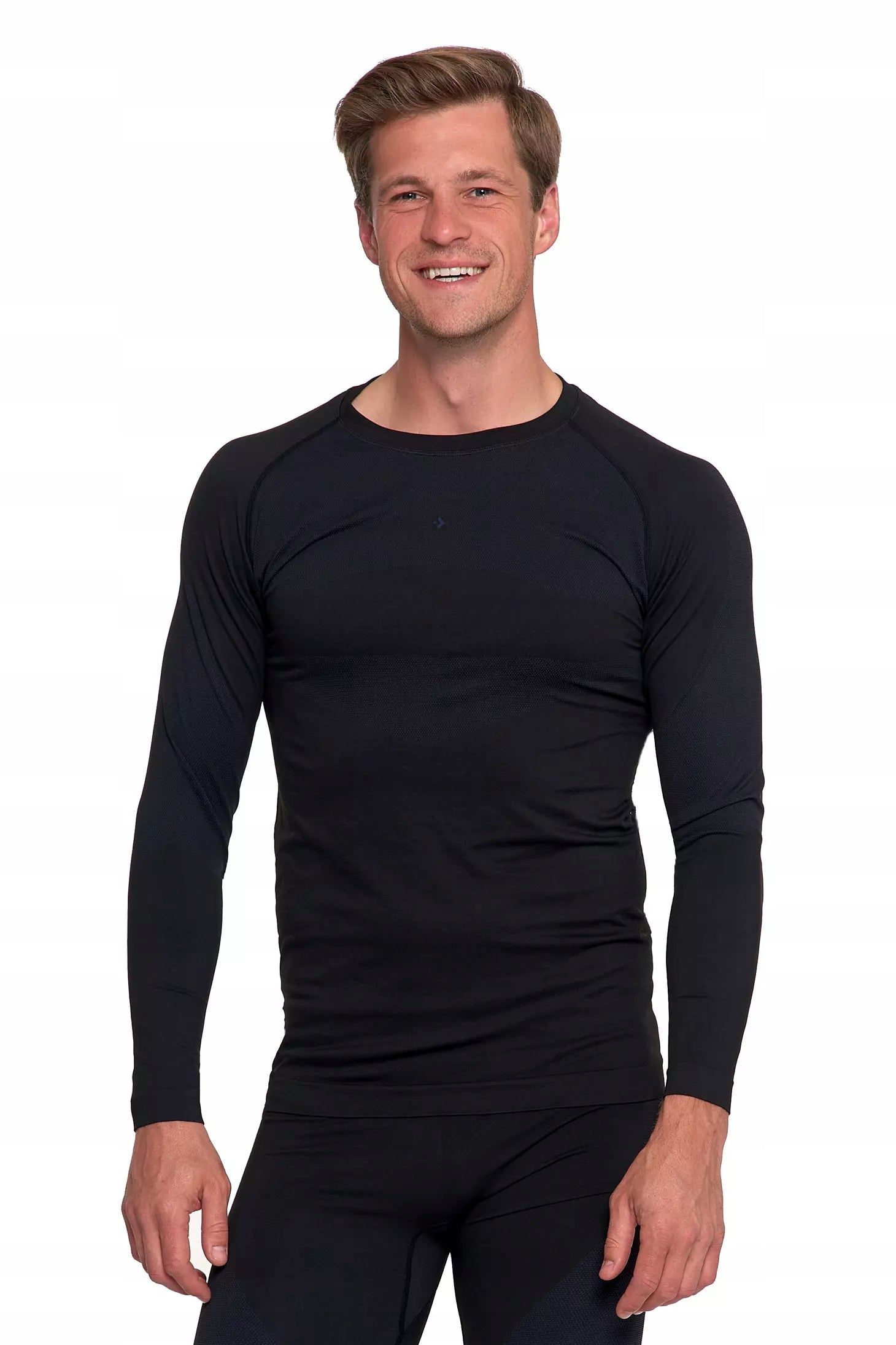 Vyriški termoaktyvūs apatiniai Maraj džemperis+kelnės KMT7000-003 juoda L