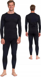 Vyriški termoaktyvūs apatiniai Maraj džemperis+kelnės KMT7000-003 juoda L