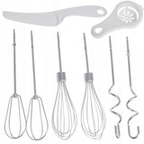 Rankinis maišytuvas virtuvės kombainas 750W 5 greičių + TURBO 6 maišytuvai švelnus startas