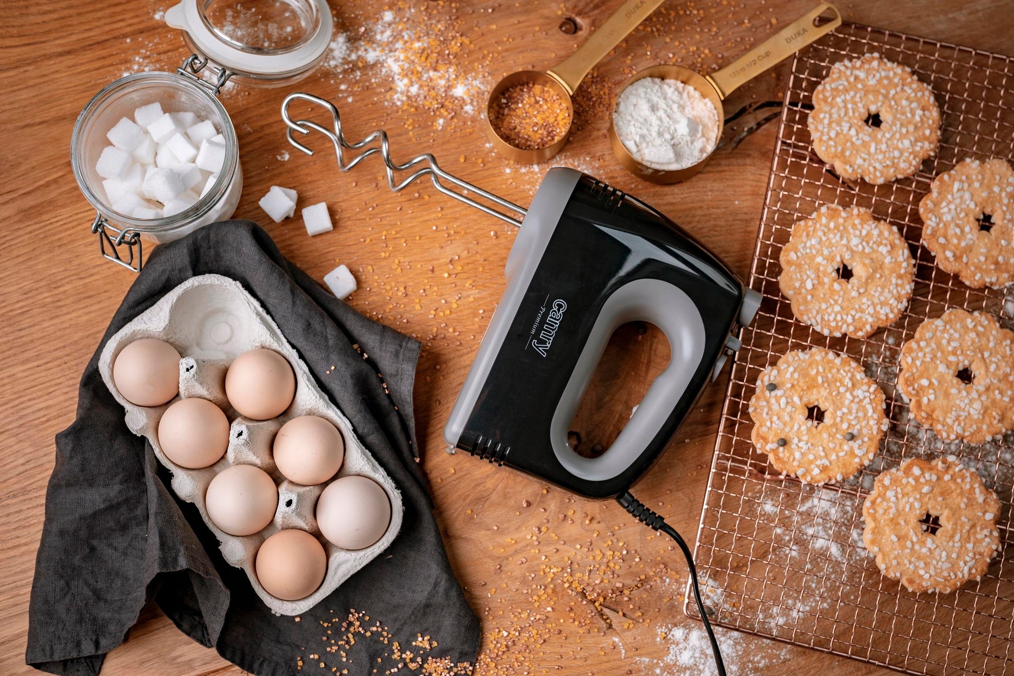 Rankinis virtuvinis kombainas maišytuvas, 750W, 5 greičiai, Turbo, juodas