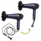 Galinga plaukų džiovintuvė Adler 2400W su susukamu laidu + difuzorius + šaltas pūtimas