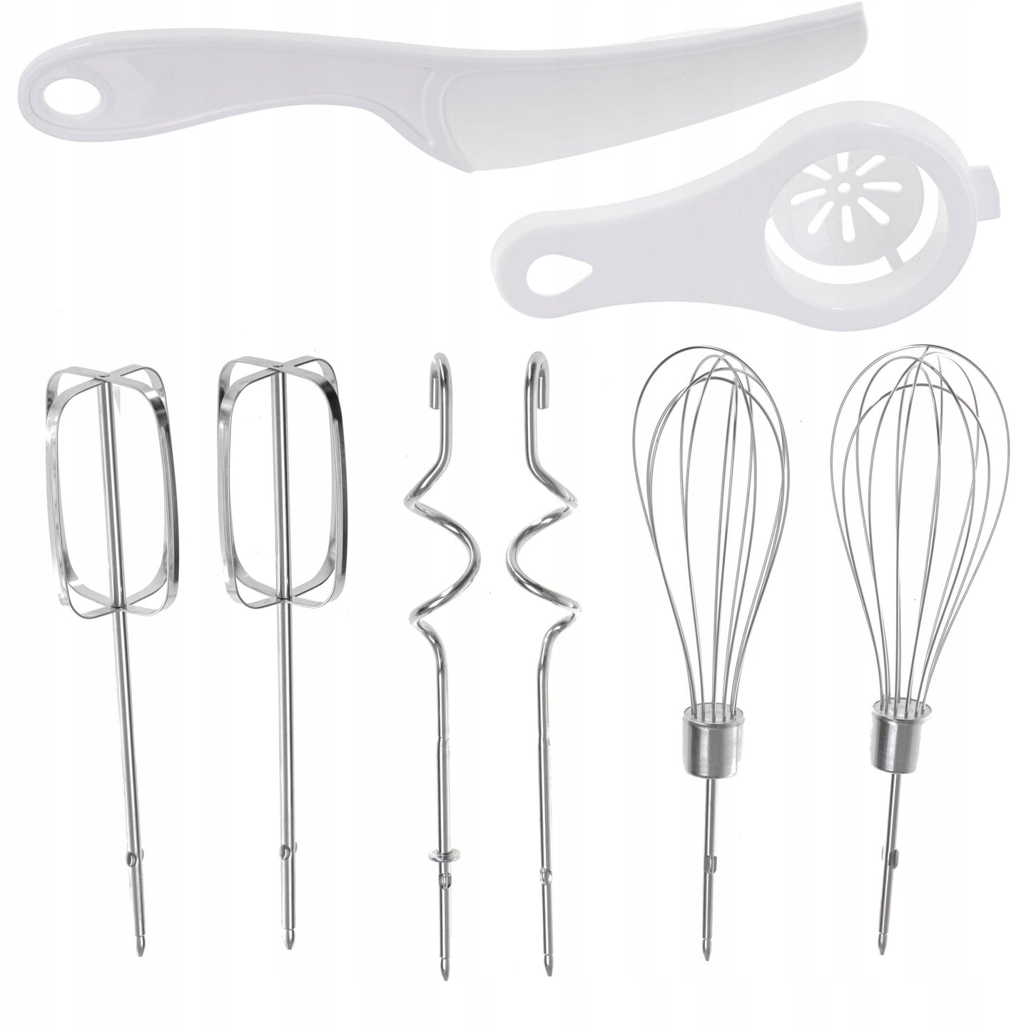 Galingas virtuvinis rankinis maišytuvas 900W, 5 greičių, su 6 antgaliais, švelnus paleidimas