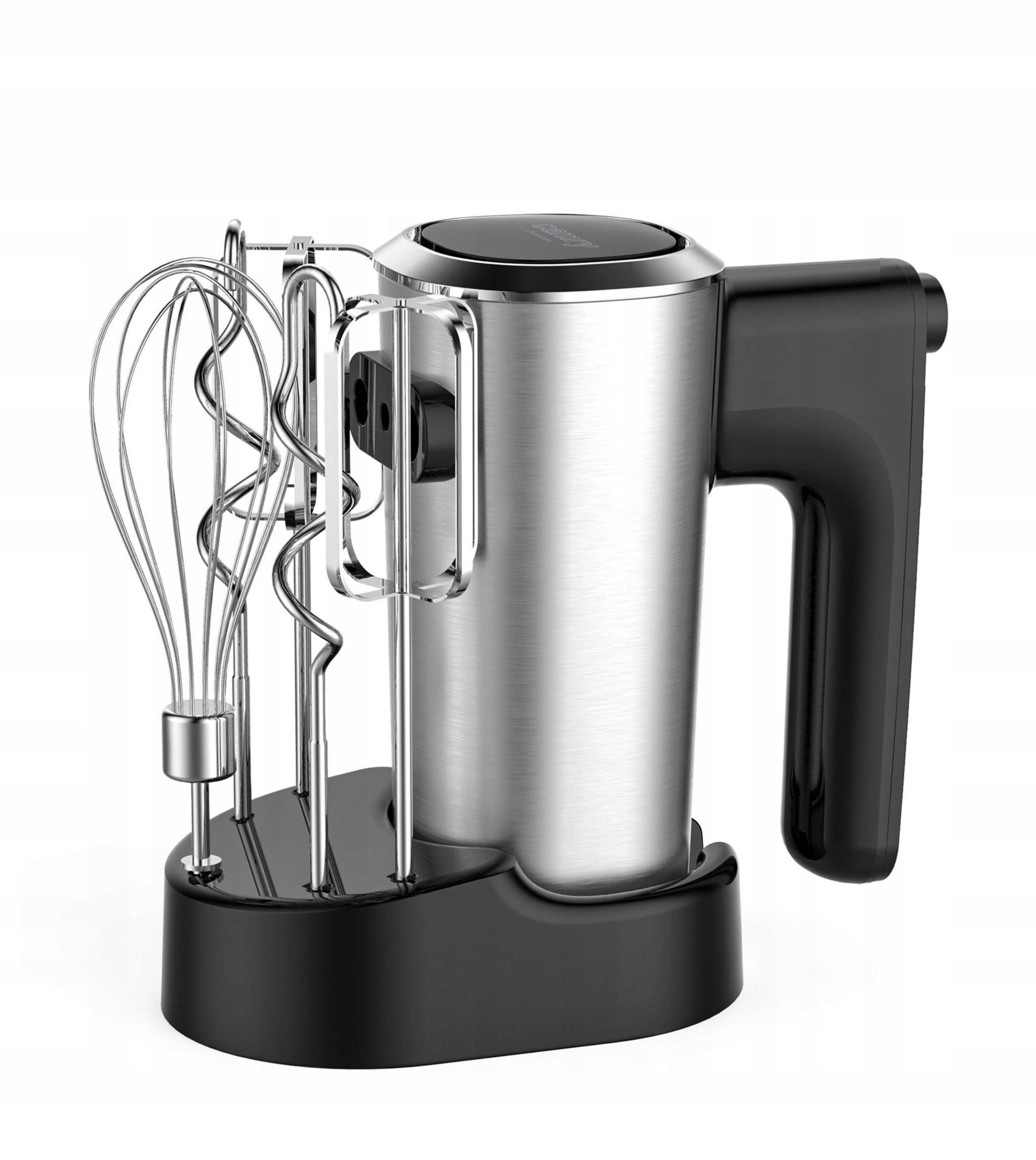 Galingas virtuvinis rankinis maišytuvas 900W, 5 greičių, su 6 antgaliais, švelnus paleidimas