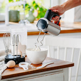 Galingas virtuvinis rankinis maišytuvas 900W, 5 greičių, su 6 antgaliais, švelnus paleidimas