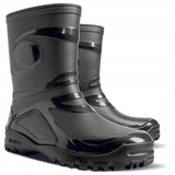 Madingi Vyriški Lietaus Batai PVC Demar Young 2 Jaunimo Gumos Batai Black Juodi 38 DEMAR