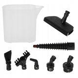 Besisukantis garų mopas 2in1, rankinis valytuvas, 8 antgaliai, Galia 1300W Adler AD 7052