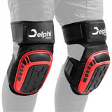 DARBININKŲ DARBINĖS KELENĖS SU GELIO PAGALVĖLĖMIS, STATYBININKŲ APSAUGA, STIPRIOS APSAUGINĖS