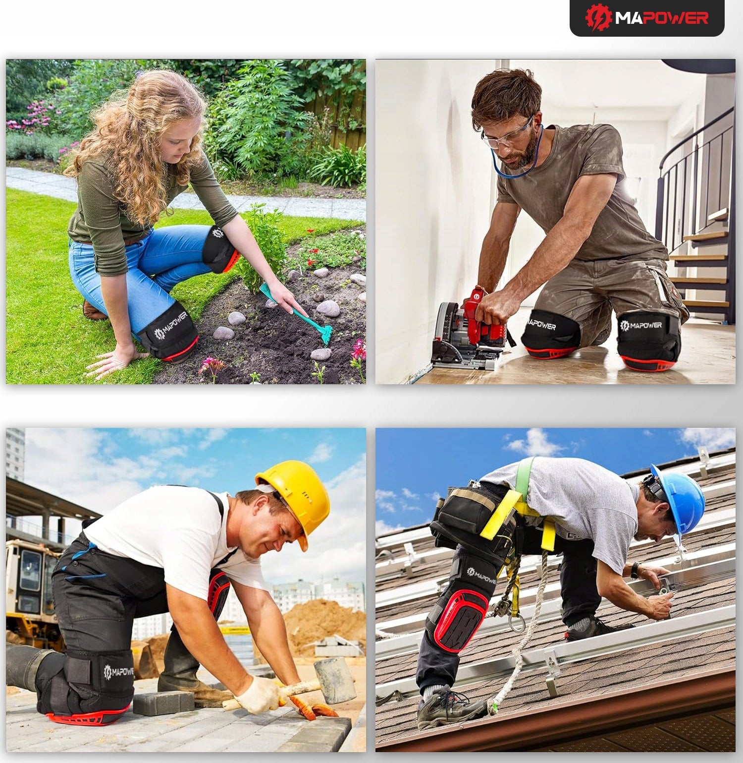 DARBINĖS KELYNIŲ APSAUGOS SU GELIU SODUI, STATYBOMS MAPOWER