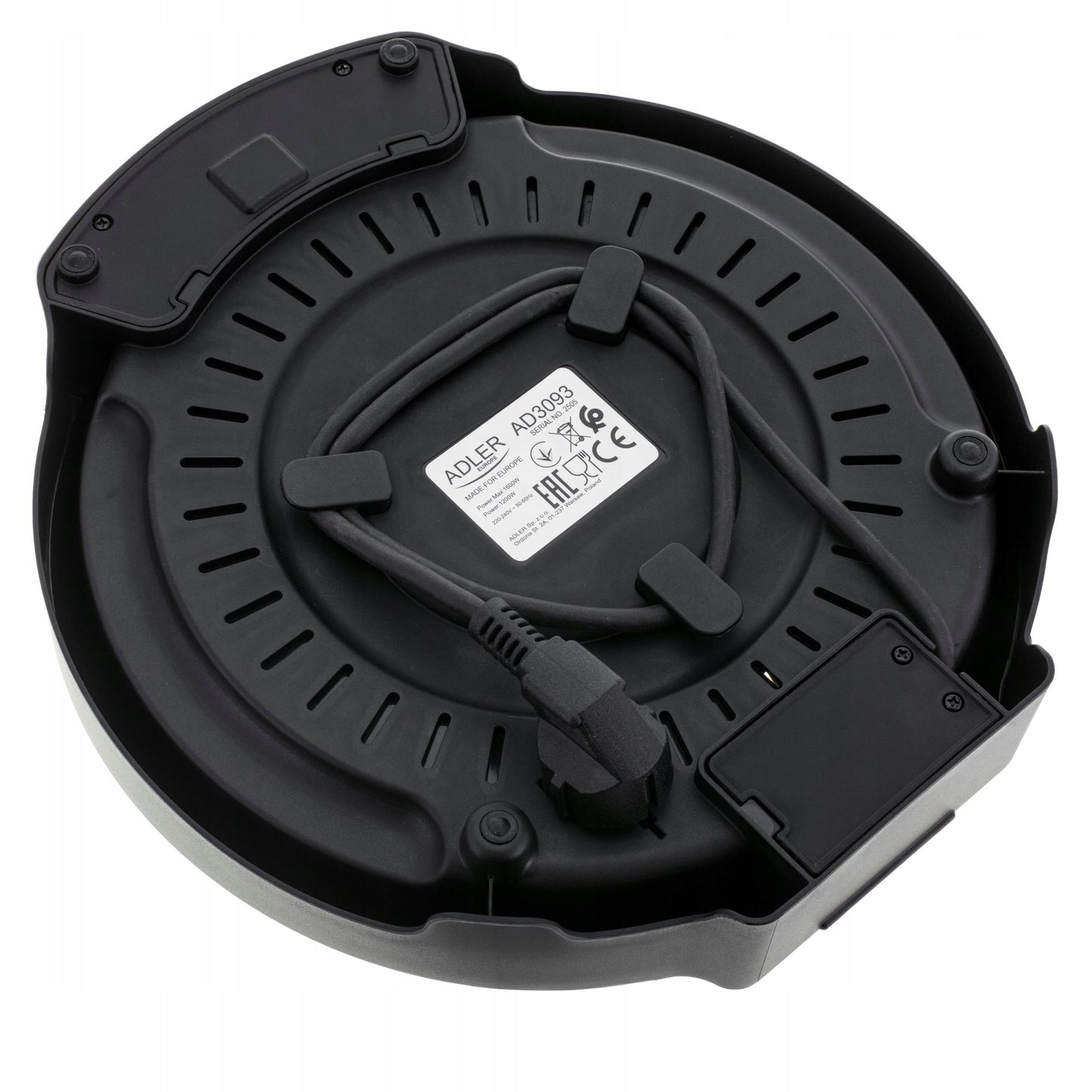 XXL blynų keptuvė 30cm, blynams, lietiniams, tortilijoms, 1600W, temperatūros reguliavimas ADLER