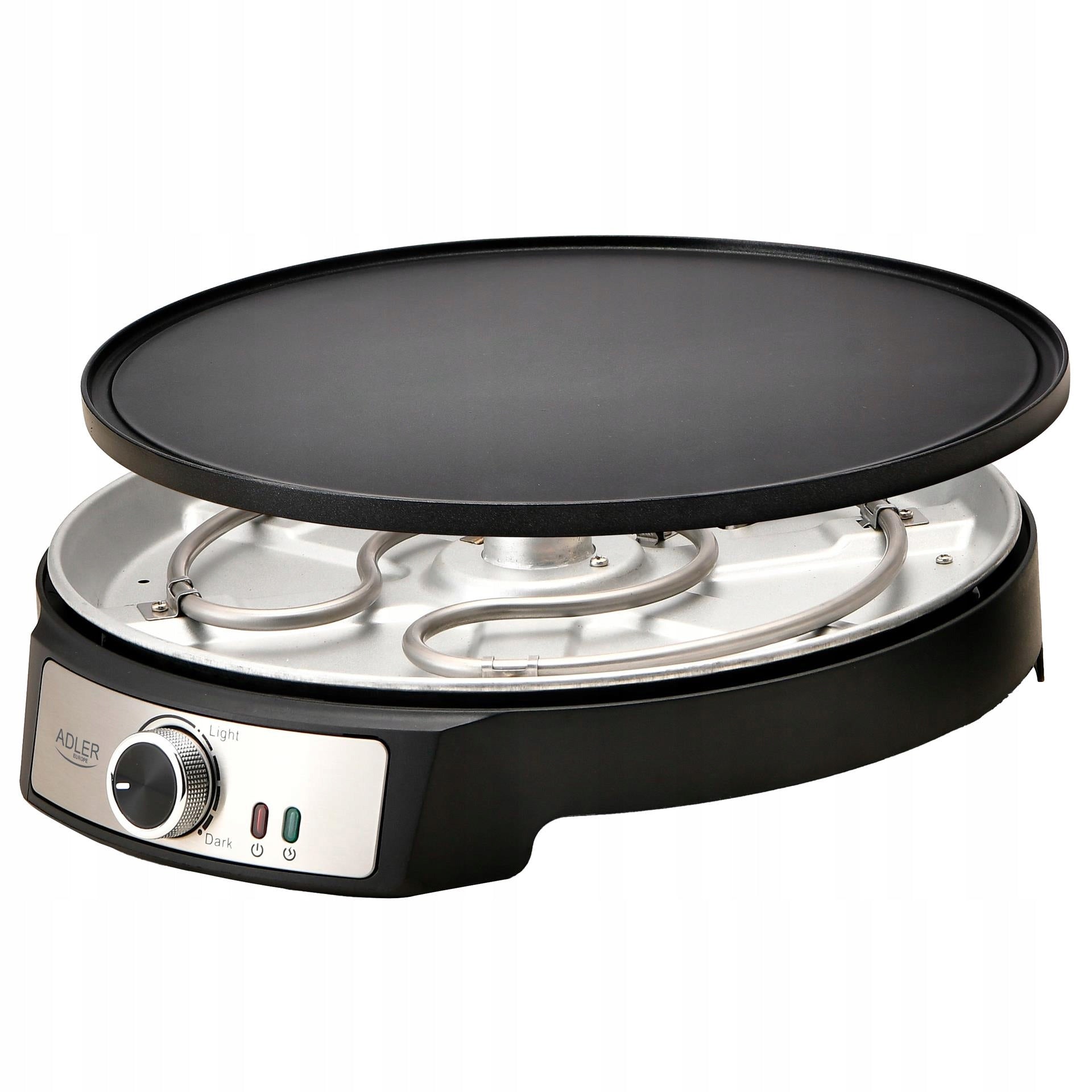 XXL blynų keptuvė 30cm, blynams, lietiniams, tortilijoms, 1600W, temperatūros reguliavimas ADLER