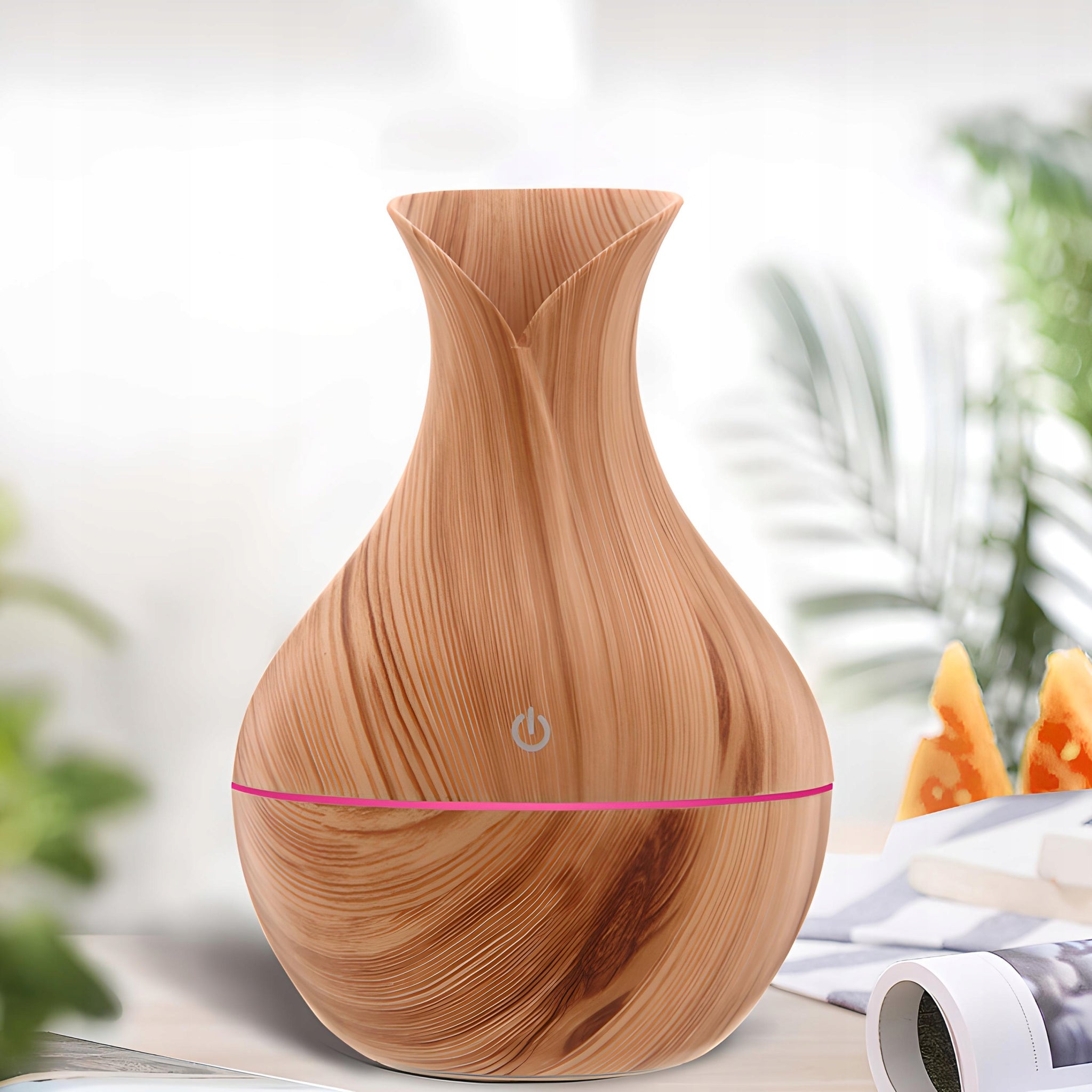 OROdrėkintuvu-kvapo difuzorius-aromaterapija-LED vaza + filtras