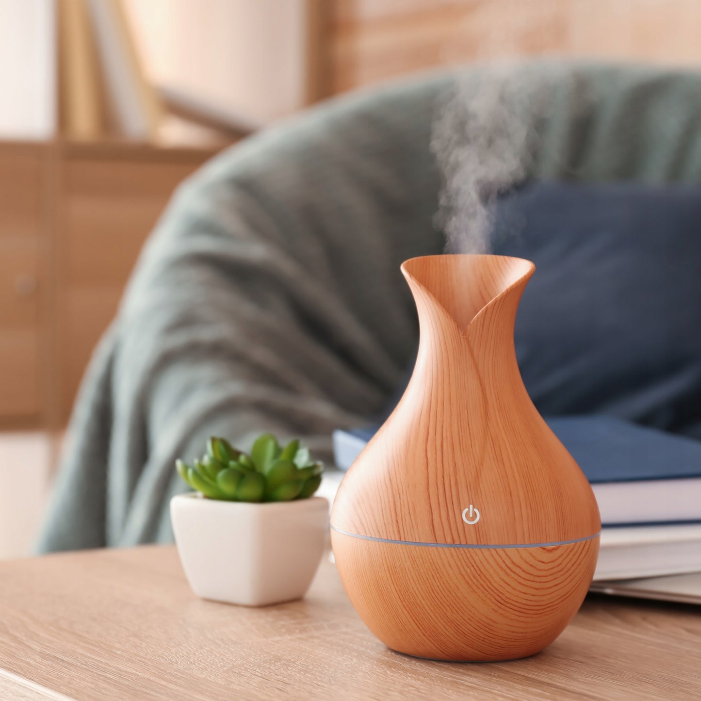 OROdrėkintuvu-kvapo difuzorius-aromaterapija-LED vaza + filtras