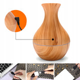 OROdrėkintuvu-kvapo difuzorius-aromaterapija-LED vaza + filtras