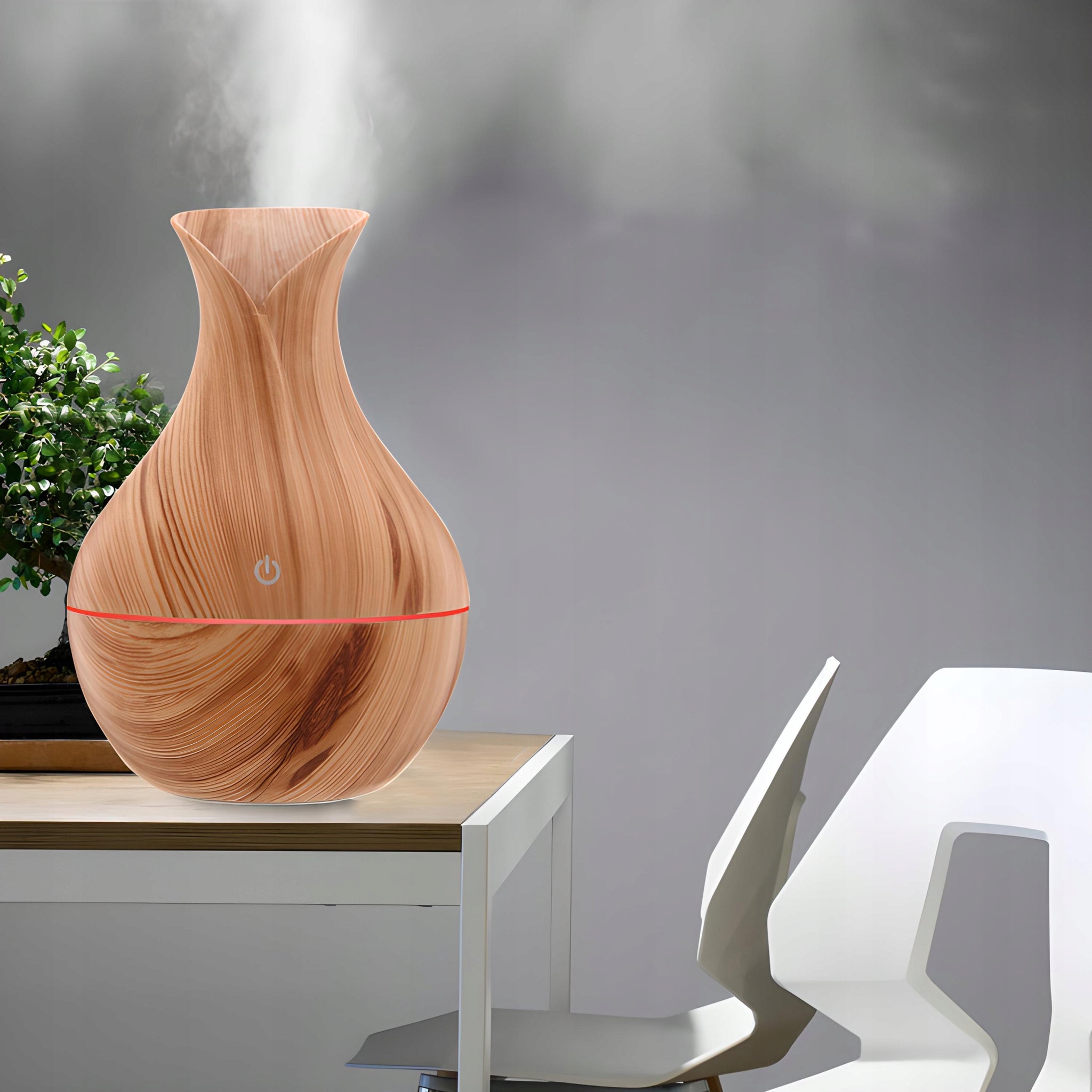 OROdrėkintuvu-kvapo difuzorius-aromaterapija-LED vaza + filtras