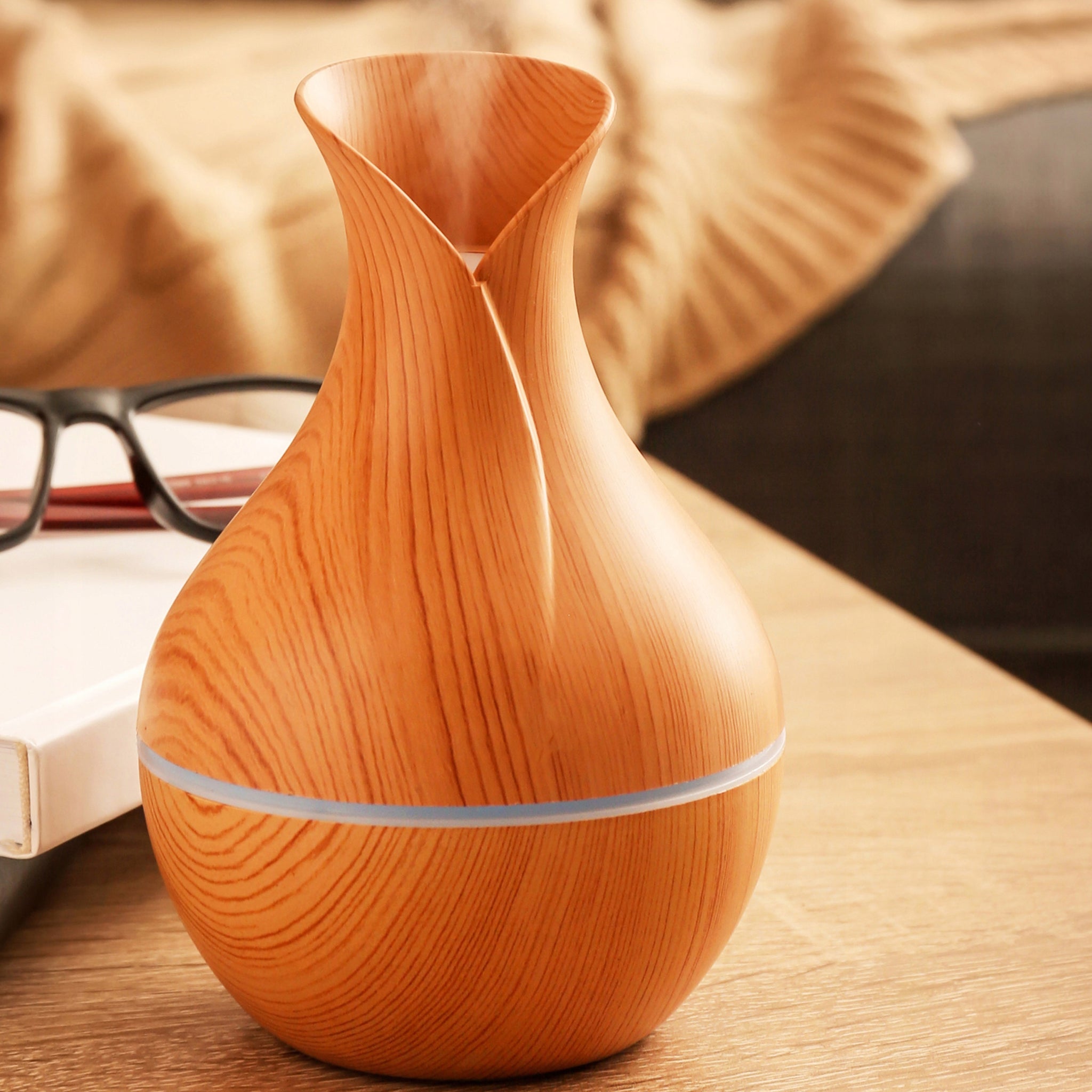 OROdrėkintuvu-kvapo difuzorius-aromaterapija-LED vaza + filtras