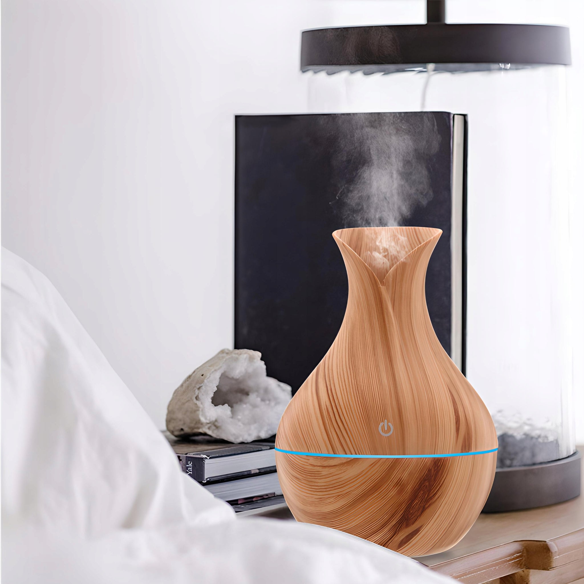 OROdrėkintuvu-kvapo difuzorius-aromaterapija-LED vaza + filtras