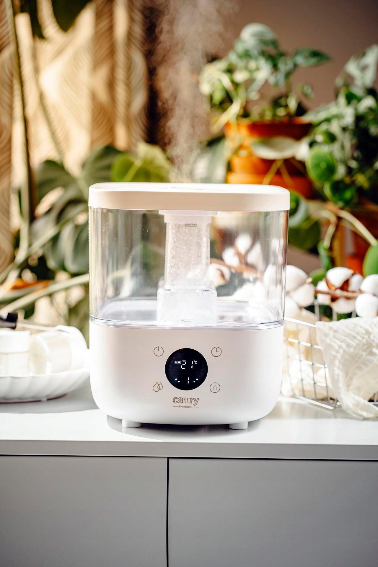 Ultragarsinis oro drėkintuvas su kvapų difuzoriumi, aromaterapija Camry