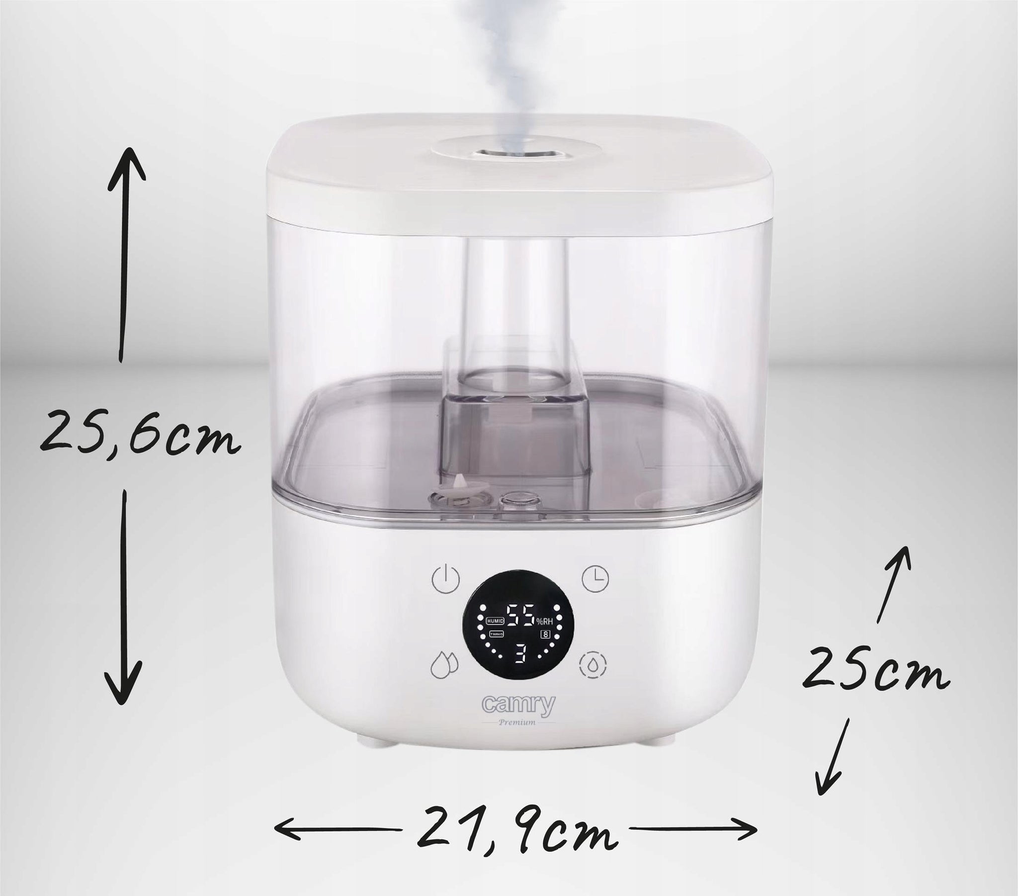 Ultragarsinis oro drėkintuvas su kvapų difuzoriumi, aromaterapija Camry