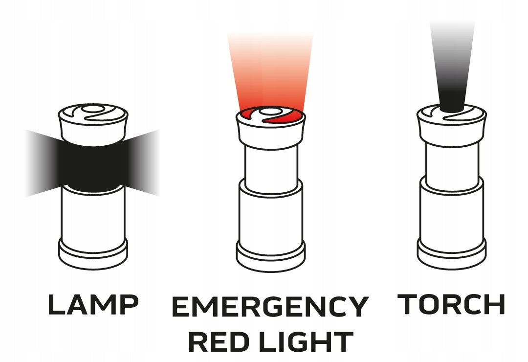 NEO TURISTINĖ LEMPUTĖ PO PALAPINE, KEMPINGO, LED, 3xAA, 3W1, 200lm, 99-030