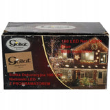 Mėlyna šviečianti tinklinė užuolaida-girlianda, 180 LED, Kalėdinė girlianda