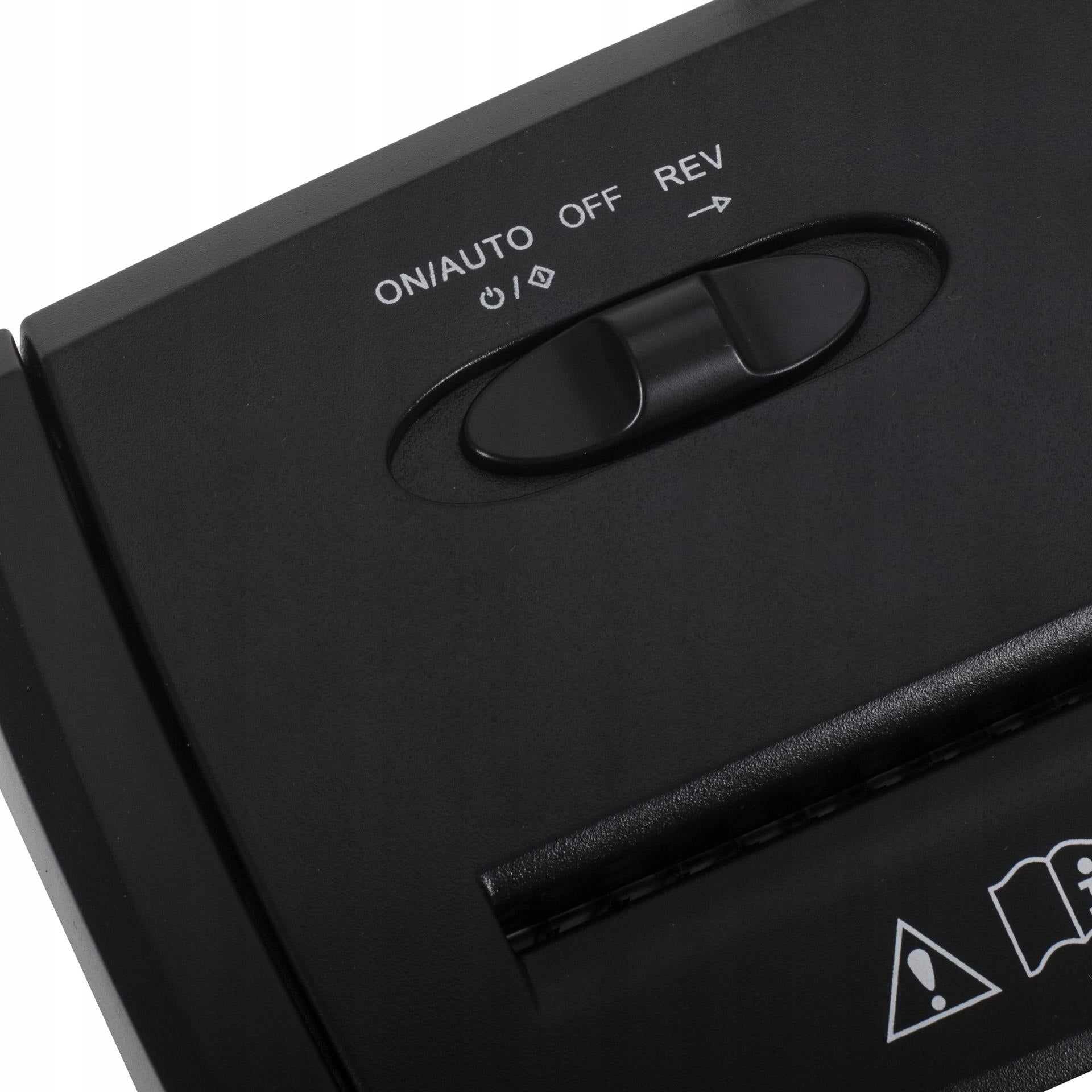 Biuro dokumentų smulkintuvas, tvirtinamas ant viršaus, popieriui, saugumo lygis P1