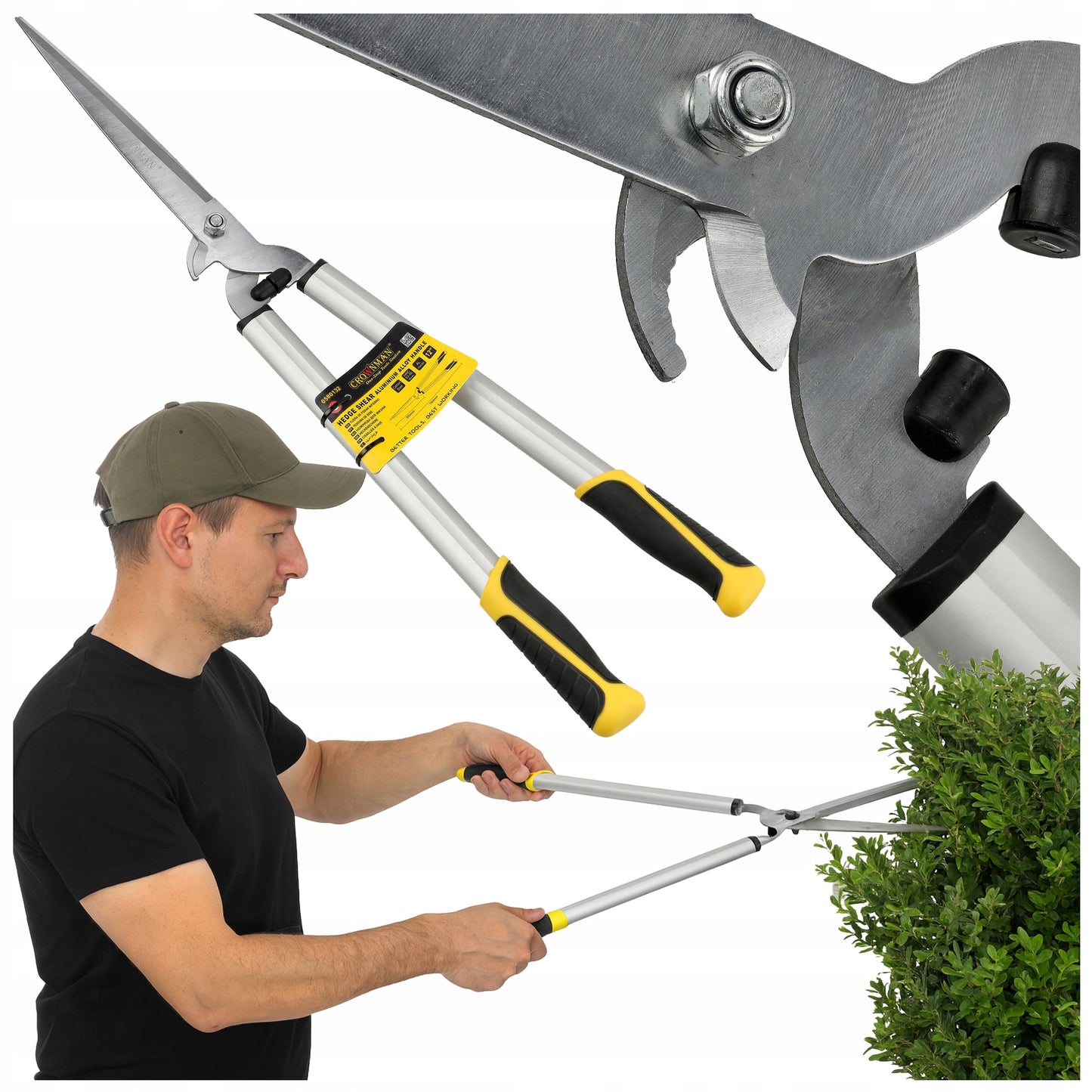 Sodo genėjimo žirklės, krūmams, augalams, 77cm