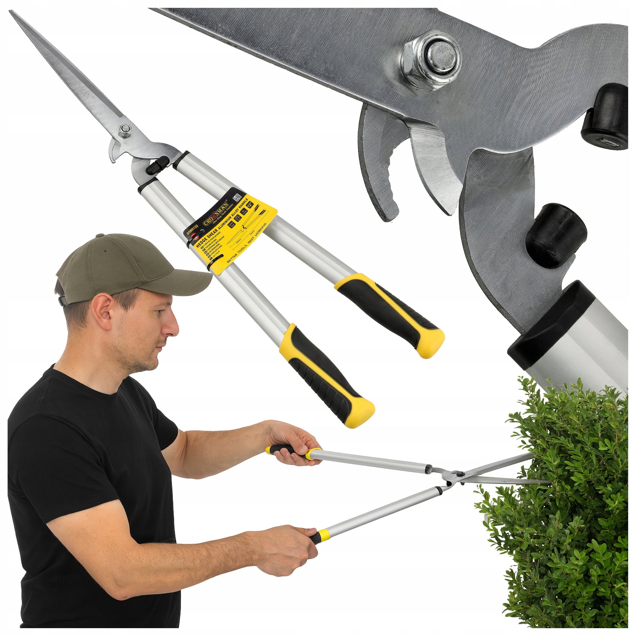 Sodo genėjimo žirklės, krūmams, augalams, 77cm