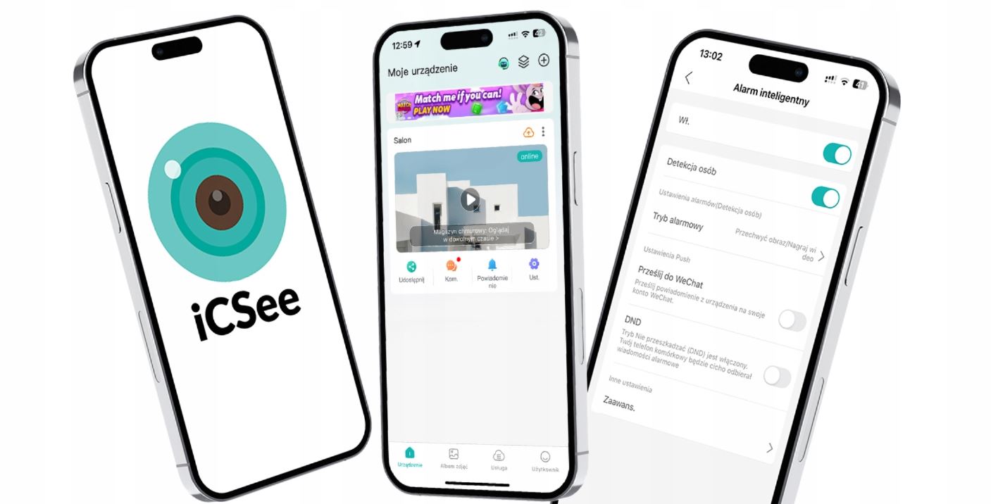 SUKAMA KAMERA 3MP WIFI IP HD AUDIO KŪDIKIŲ MONITORIUS ICSEE TIESIOGIAI