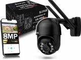 Sukama lauko kamera 8MP IP WiFi 4K ULTRA HD su priartinimu (zoom) ir judesio aptikimu 8MPx