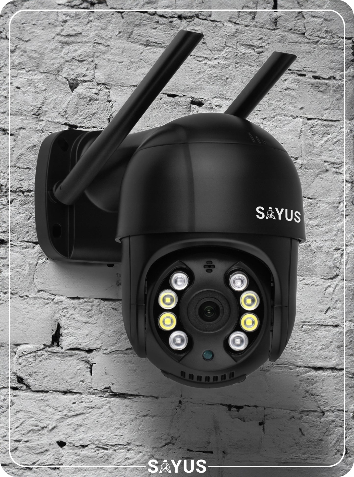 Sukama lauko kamera 8MP IP WiFi 4K ULTRA HD su priartinimu (zoom) ir judesio aptikimu 8MPx