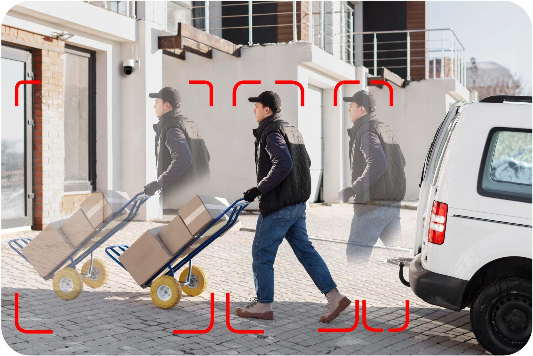 Sukama lauko IP Wi-Fi kamera, 3x priartinimas, 5MPx 2K