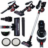 Belaidis vertikalus rankinis dulkių siurblys 3in1, be maišelio, su elektriniu šepečiu, 350W