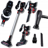 Belaidis vertikalus rankinis dulkių siurblys 3in1, be maišelio, su elektriniu šepečiu, 350W
