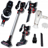 Belaidis vertikalus rankinis dulkių siurblys 3in1, be maišelio, su elektriniu šepečiu, 350W