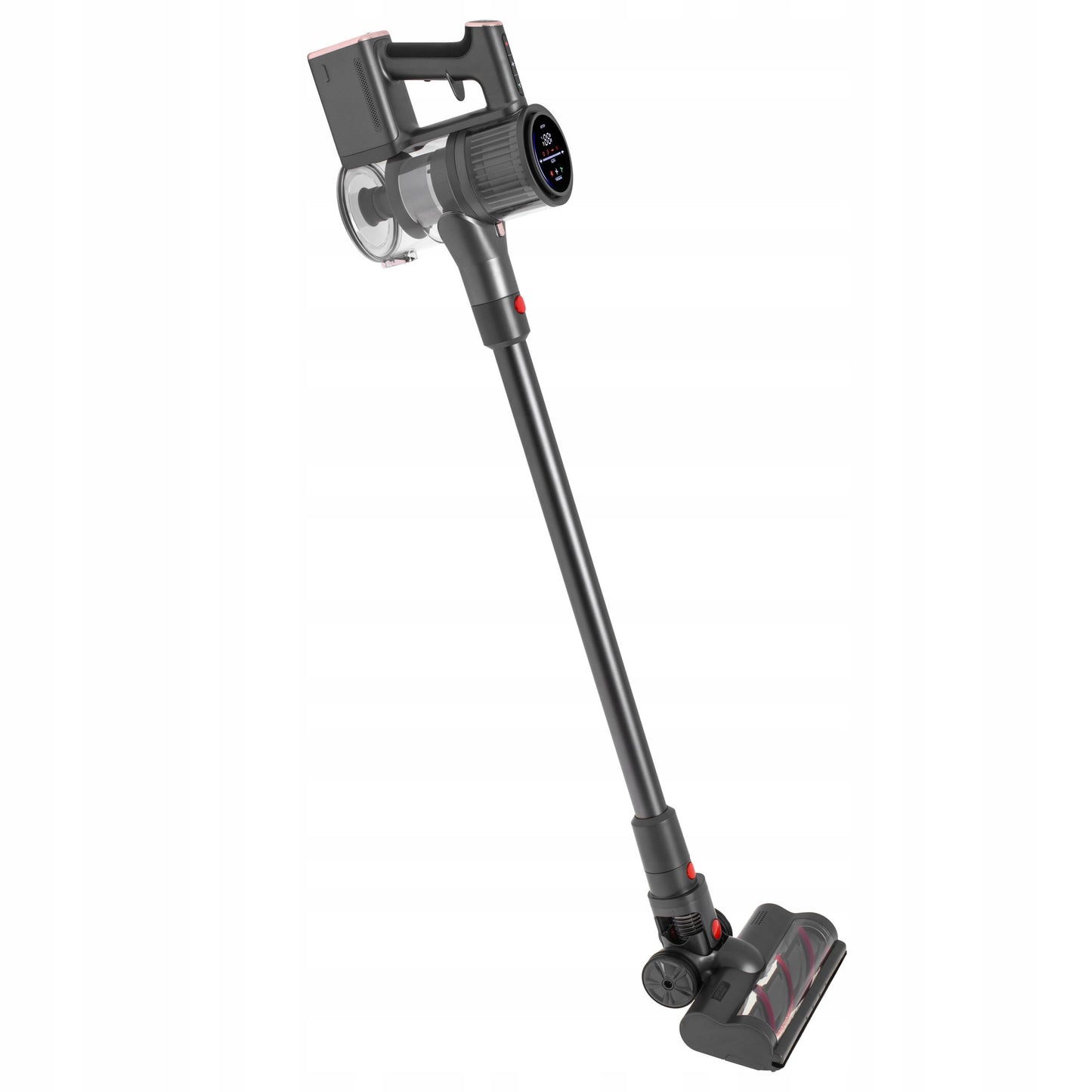 Belaidis vertikalus dulkių siurblys 31 kPa 400W HEPA elektrinis šepetys LED rankinis