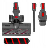 Belaidis vertikalus dulkių siurblys 31 kPa 400W HEPA elektrinis šepetys LED rankinis