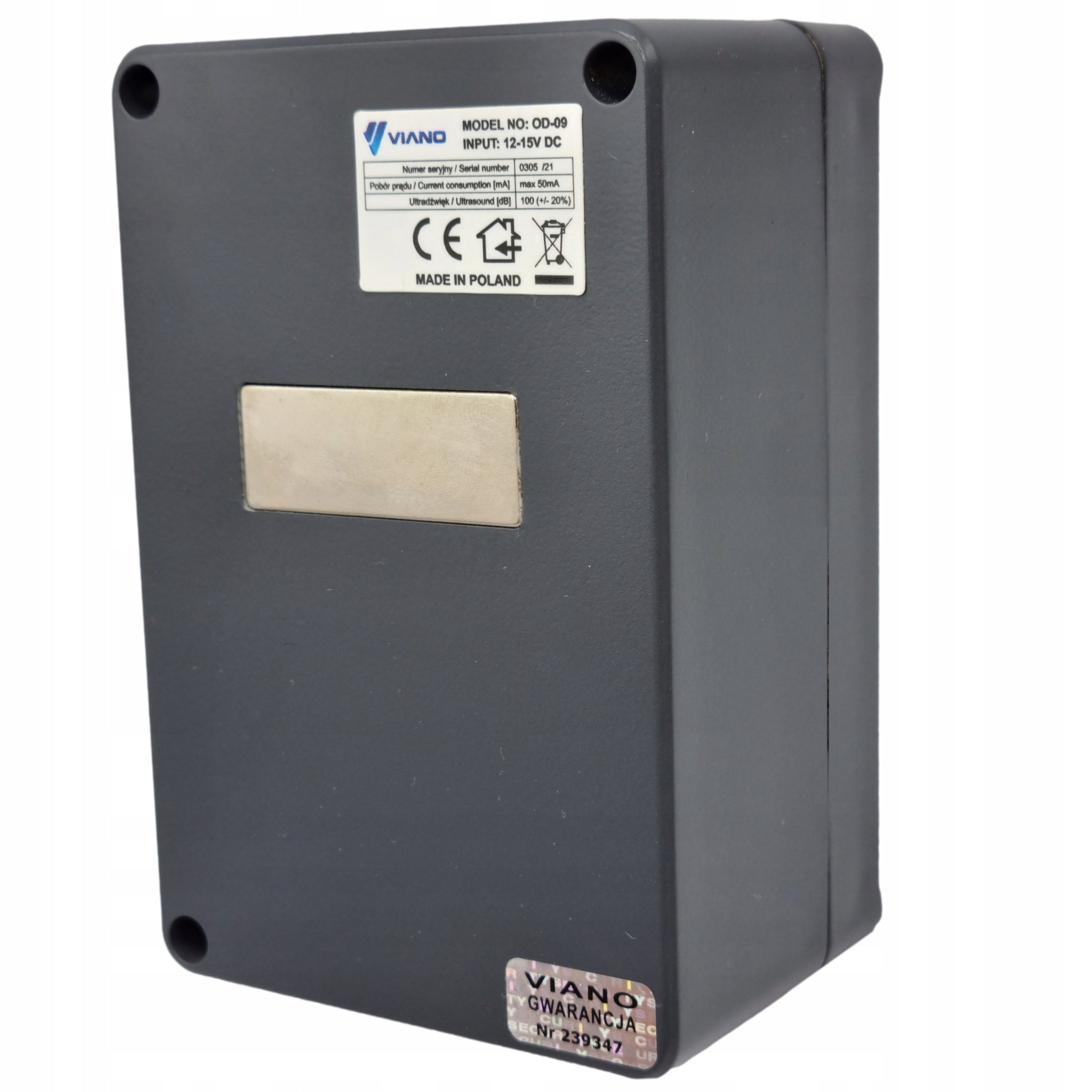 KIŠENŲ, PEĻU, ŽIURKIŲ ATSPARUS VANDENIUI PRIETAISAS 230V