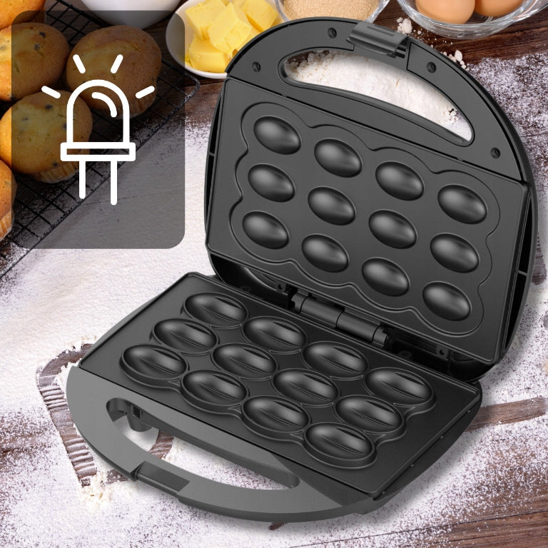 Kepimo aparatas "Riešutėliai" 12 vnt. formai, 1200W, neprideganti danga