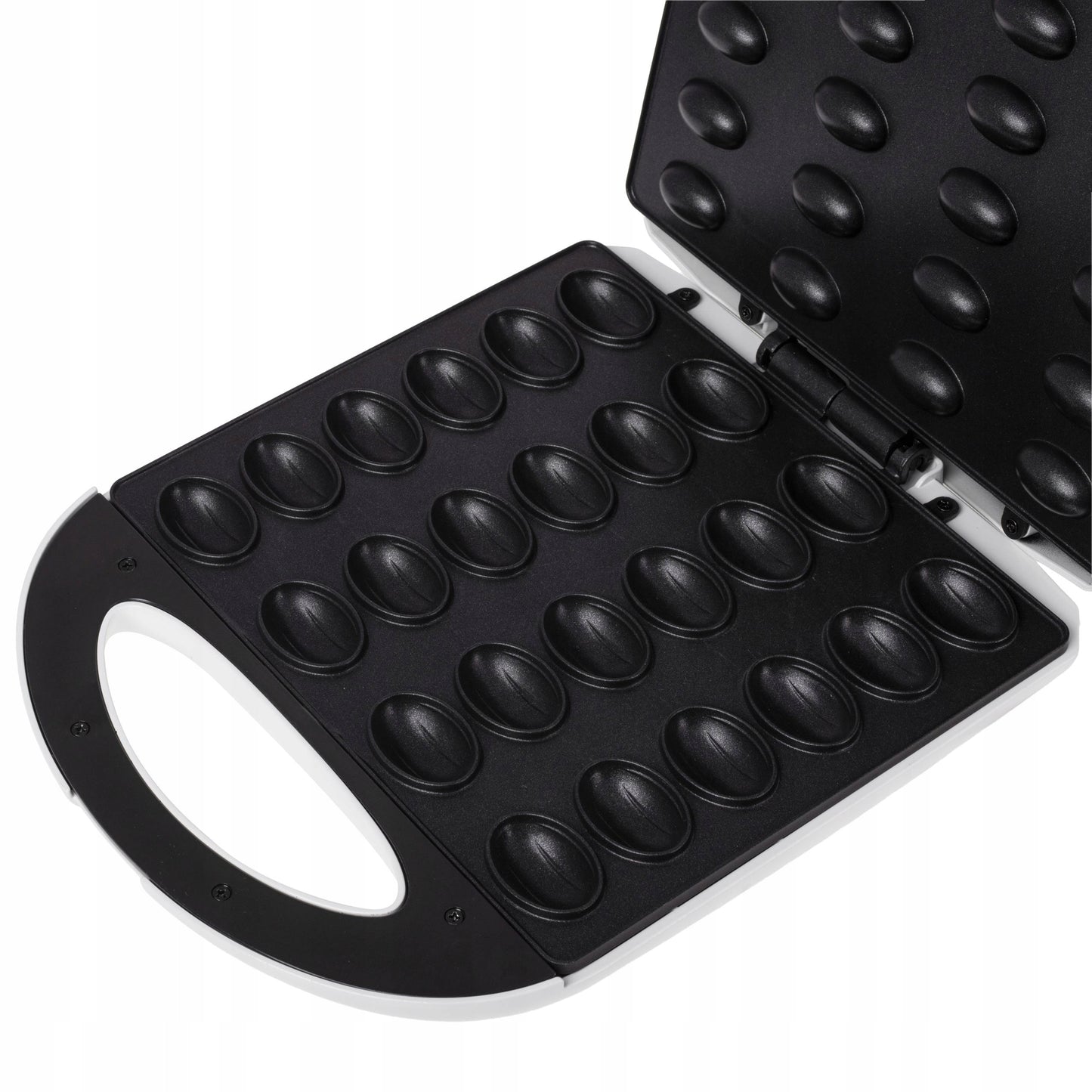 Kepimo aparatas forminiams sausainiams (riešutams), forma 24 vnt., Non-stick danga, 1600W, Receptai