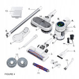 Belaidis dulkių siurblys su šluostymo funkcija 2-in-1 HEPA