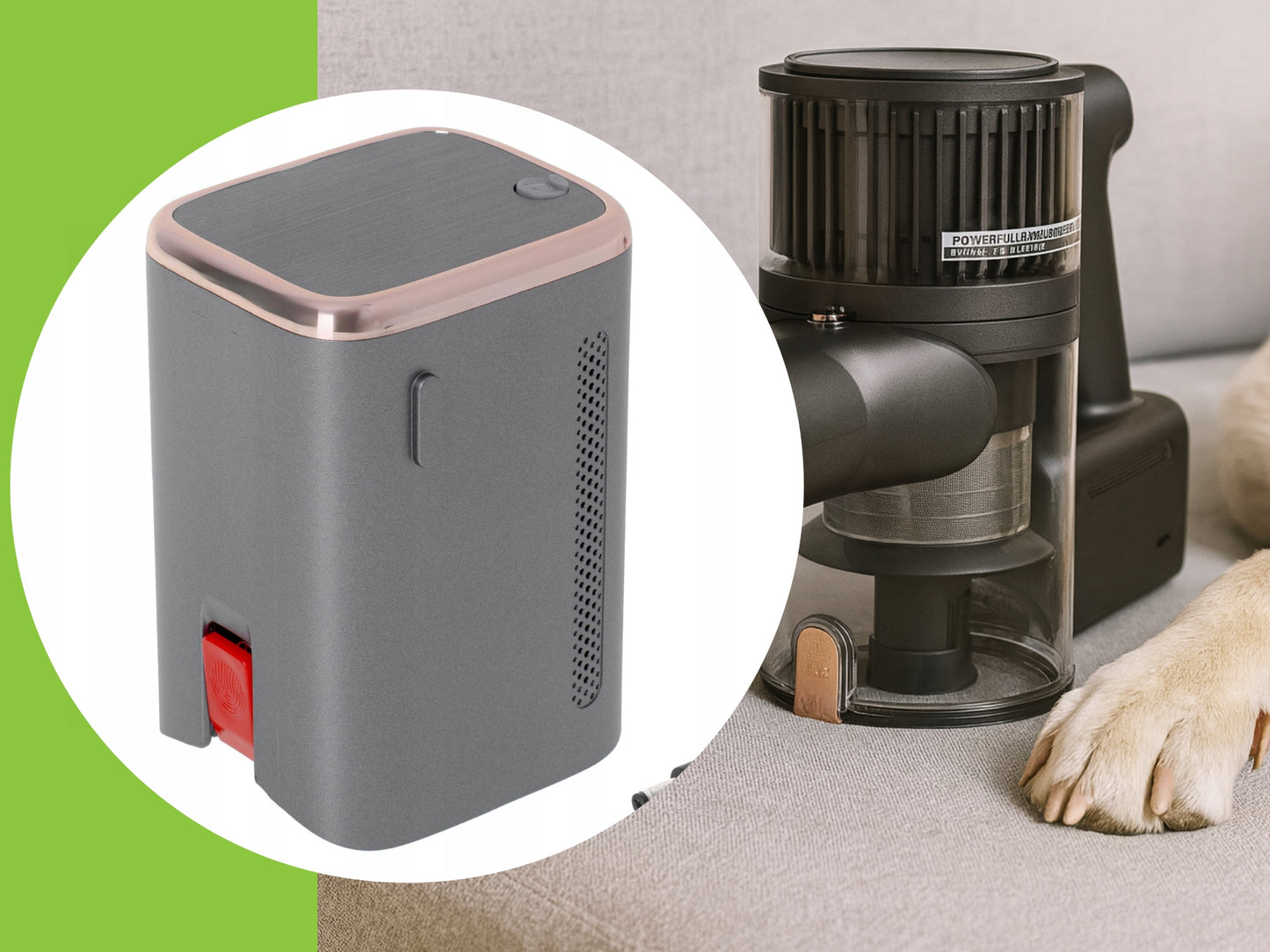 Belaidis vertikalus dulkių siurblys namams, 3in1, 400W, HEPA, elektrinis šepetys