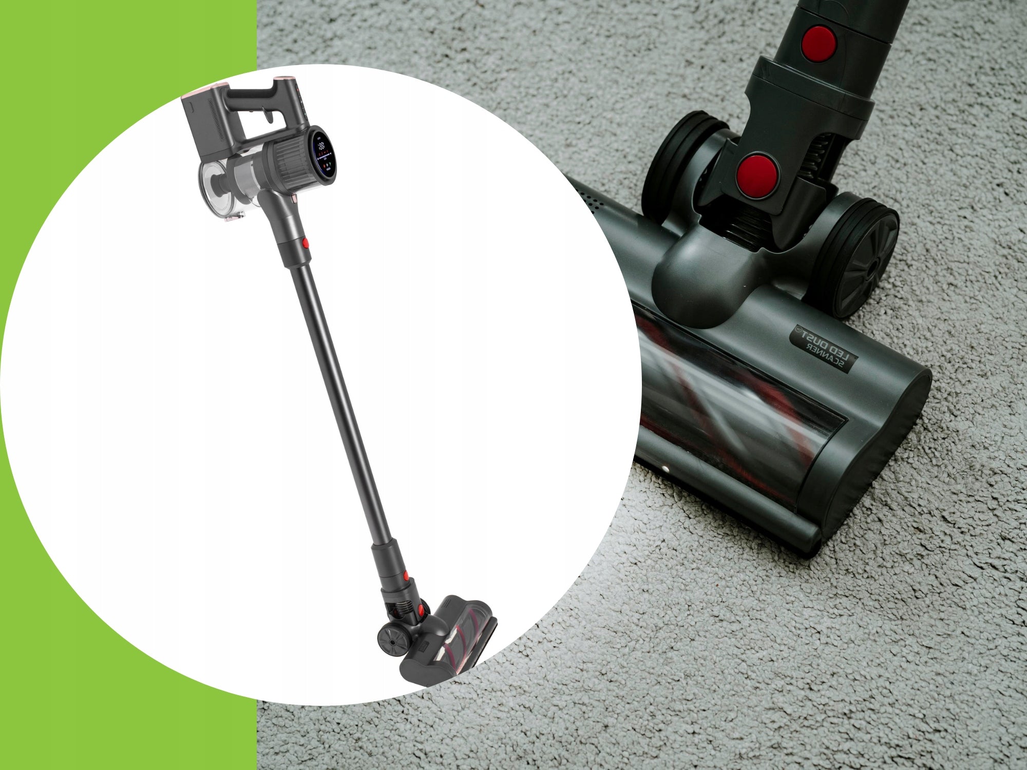 Belaidis vertikalus dulkių siurblys namams, 3in1, 400W, HEPA, elektrinis šepetys