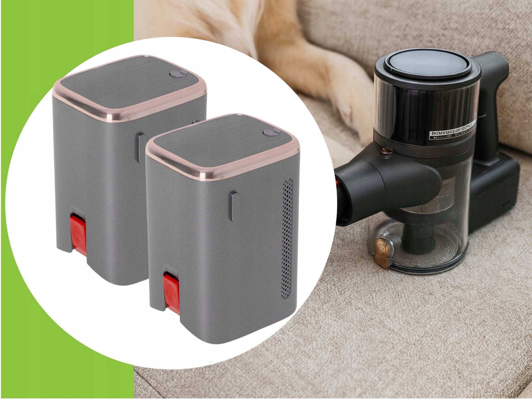 Belaidis vertikalus dulkių siurblys namams 3in1 400W HEPA Premium rinkinys