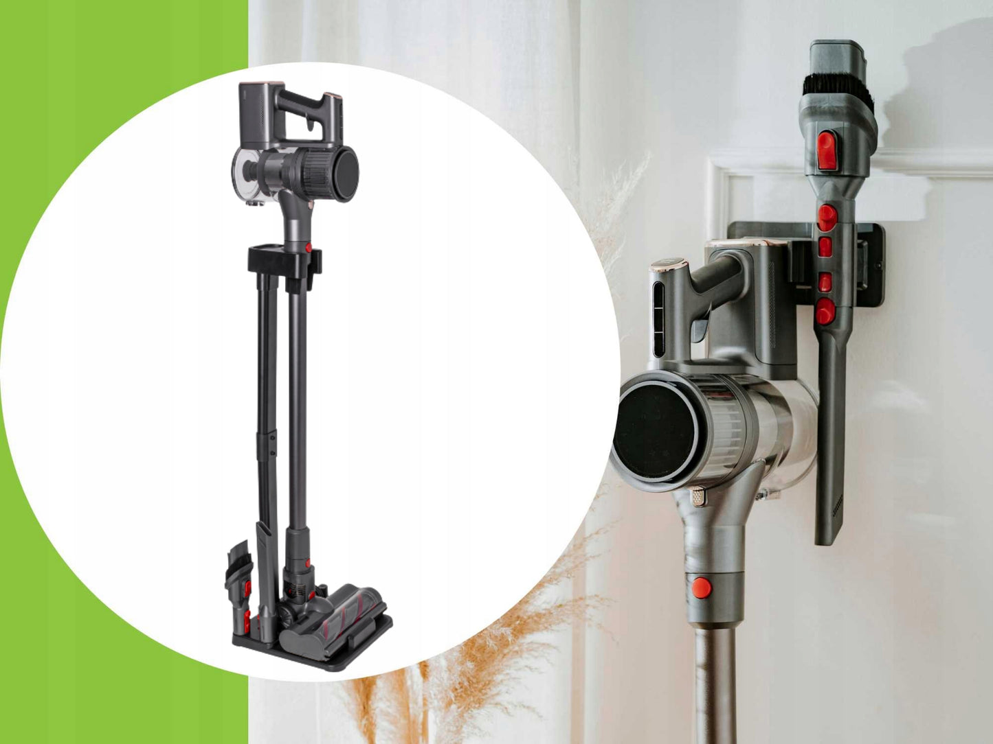 Belaidis vertikalus dulkių siurblys namams 3in1 400W HEPA Premium rinkinys