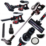 Belaidis vertikalus dulkių siurblys namams, buitinė technika, smulkus, 3in1, be maišelio, 75 min.