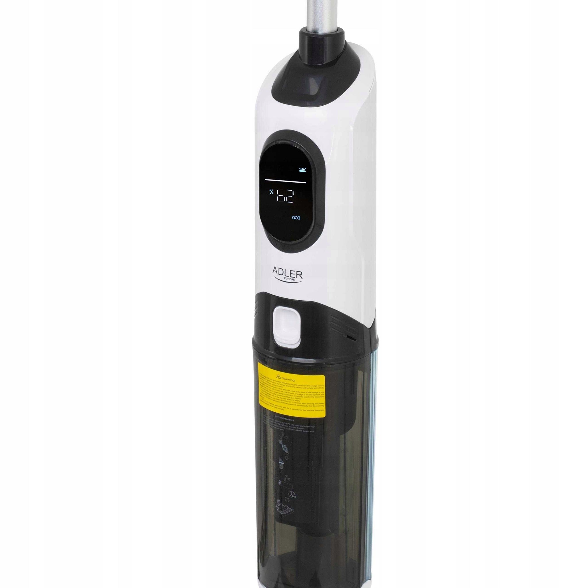 Belaidis dulkių siurblys, šluojantis, sausam ir šlapiam valymui, savaime išsivalantis