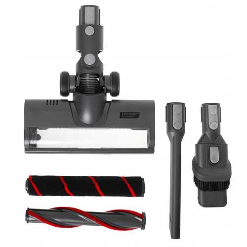 Vertikalus dulkių siurblys 2 baterijos 31000 Pa Elektrinis šepetys EPA 12 LED