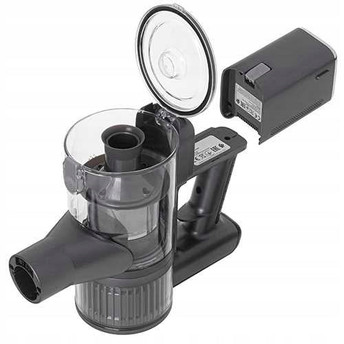 Vertikalus dulkių siurblys 2 baterijos 31000 Pa Elektrinis šepetys EPA 12 LED